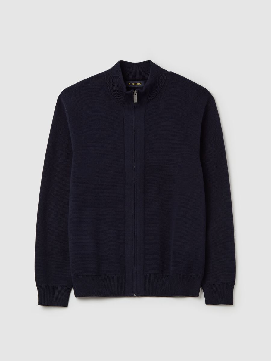 Full-zip cardigan with high neck_4