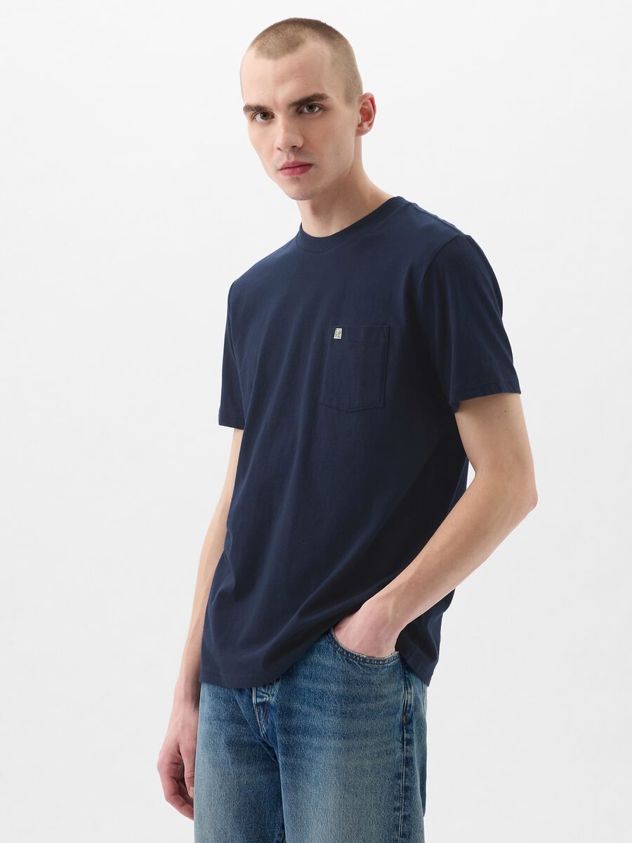 Cotton T-shirt with pocket_0