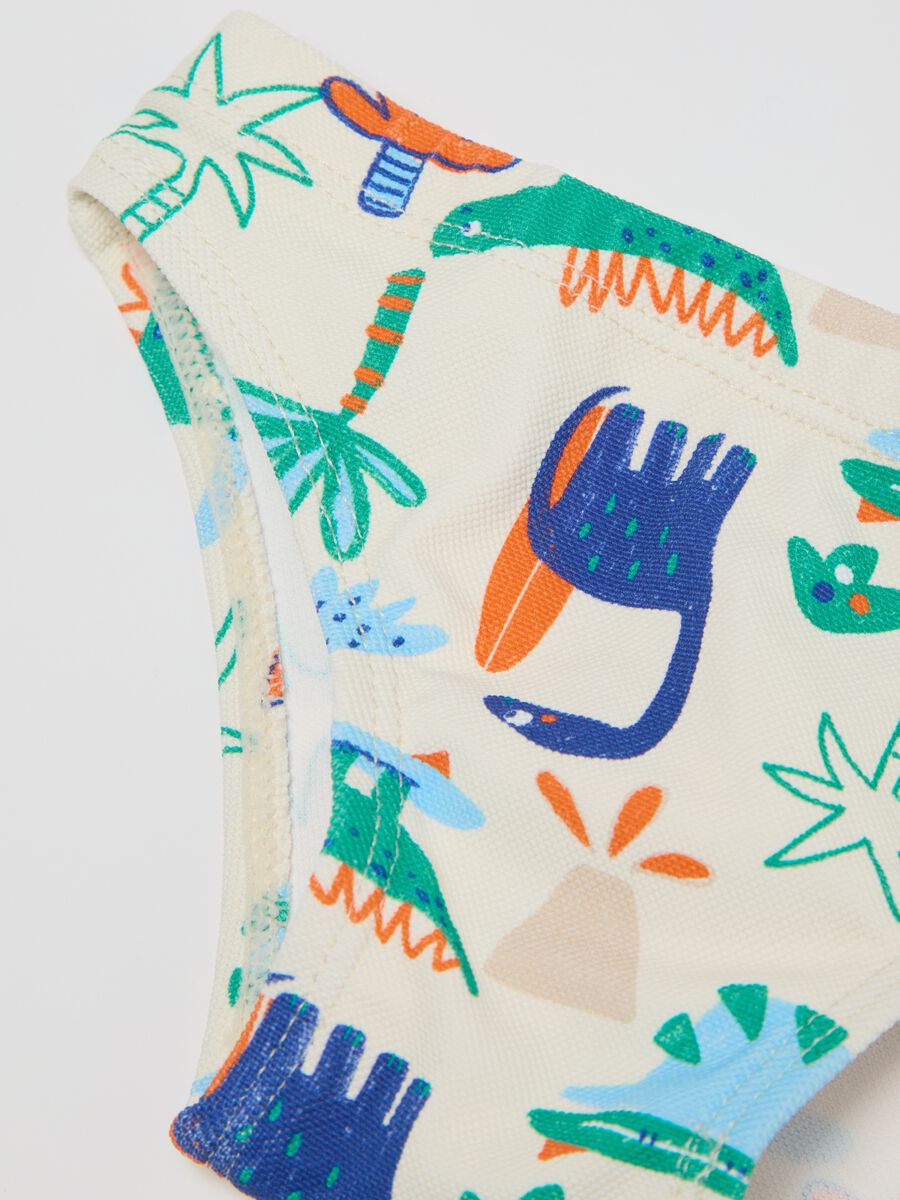 Baby boys’ swimsuit in multicoloured stretch fabric_3