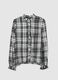 Multicolor checked long shirt with relaxed fit_4
