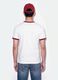 White crew-neck fitted T-shirt in pure cotton_2