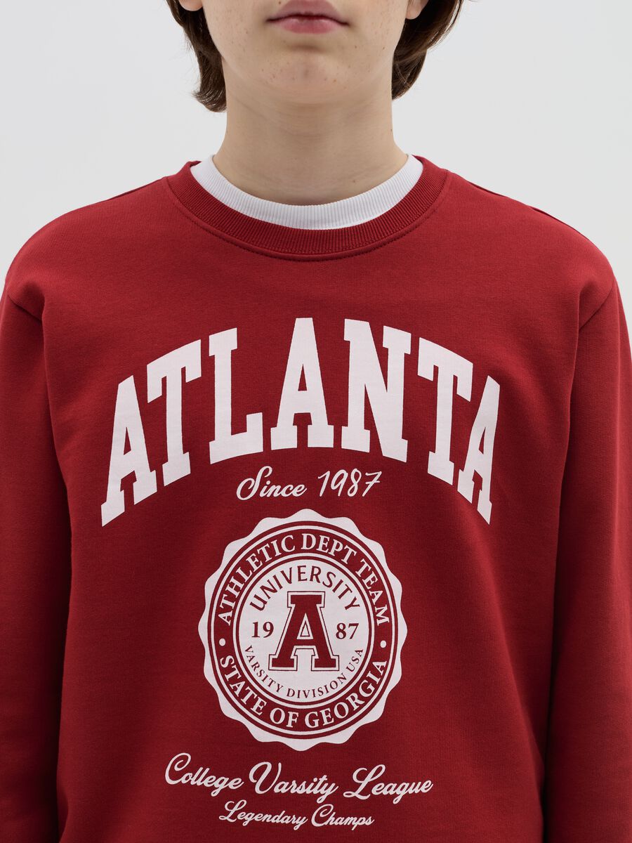 Sweatshirt with college print_1