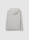 Boys' grey hoodie in pure cotton regular fit_1