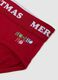 Red Christmas cotton briefs with regular fit_5