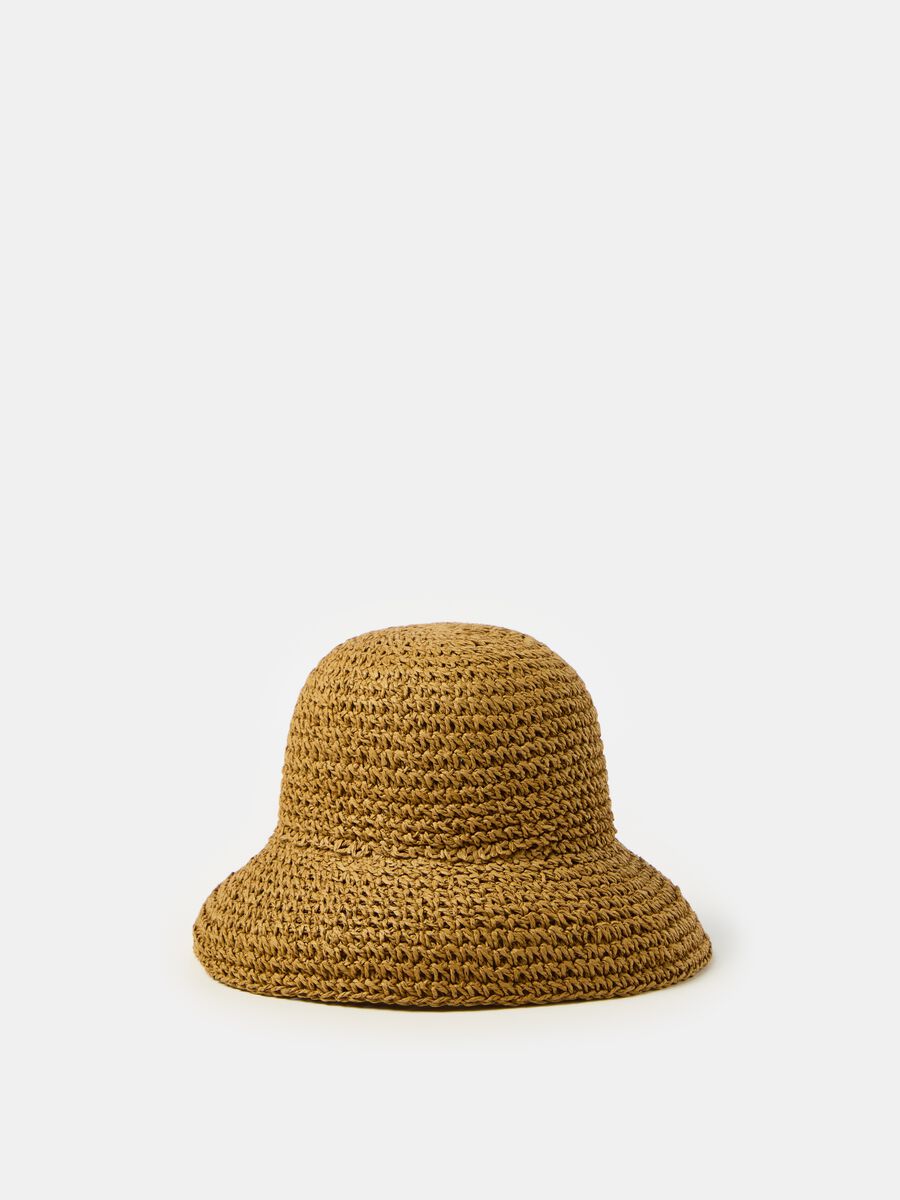 Straw bucket hat_0