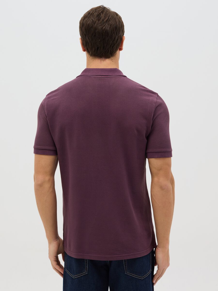 100% cotton piqué polo shirt_3