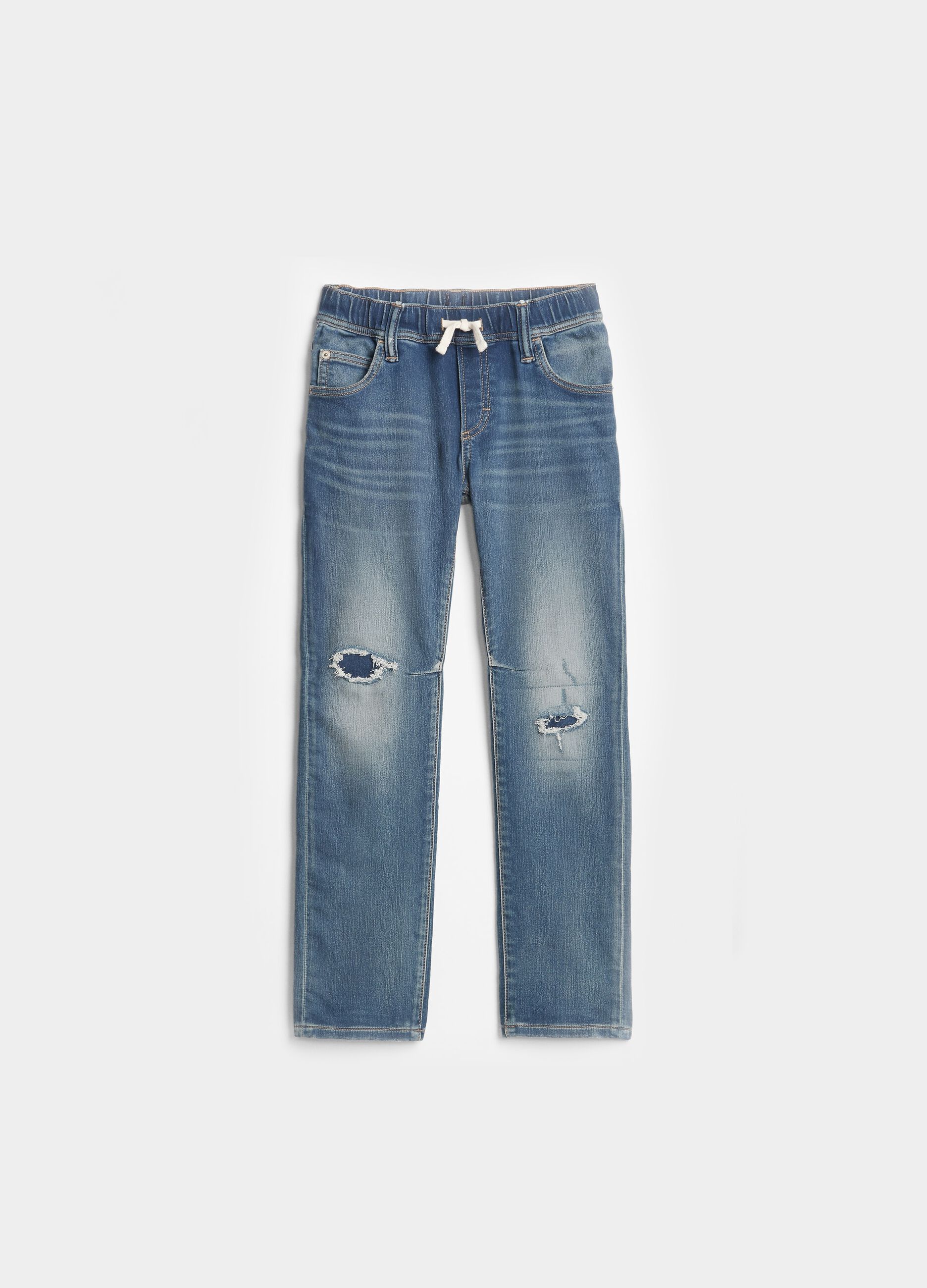 Jeans pull on slim fit