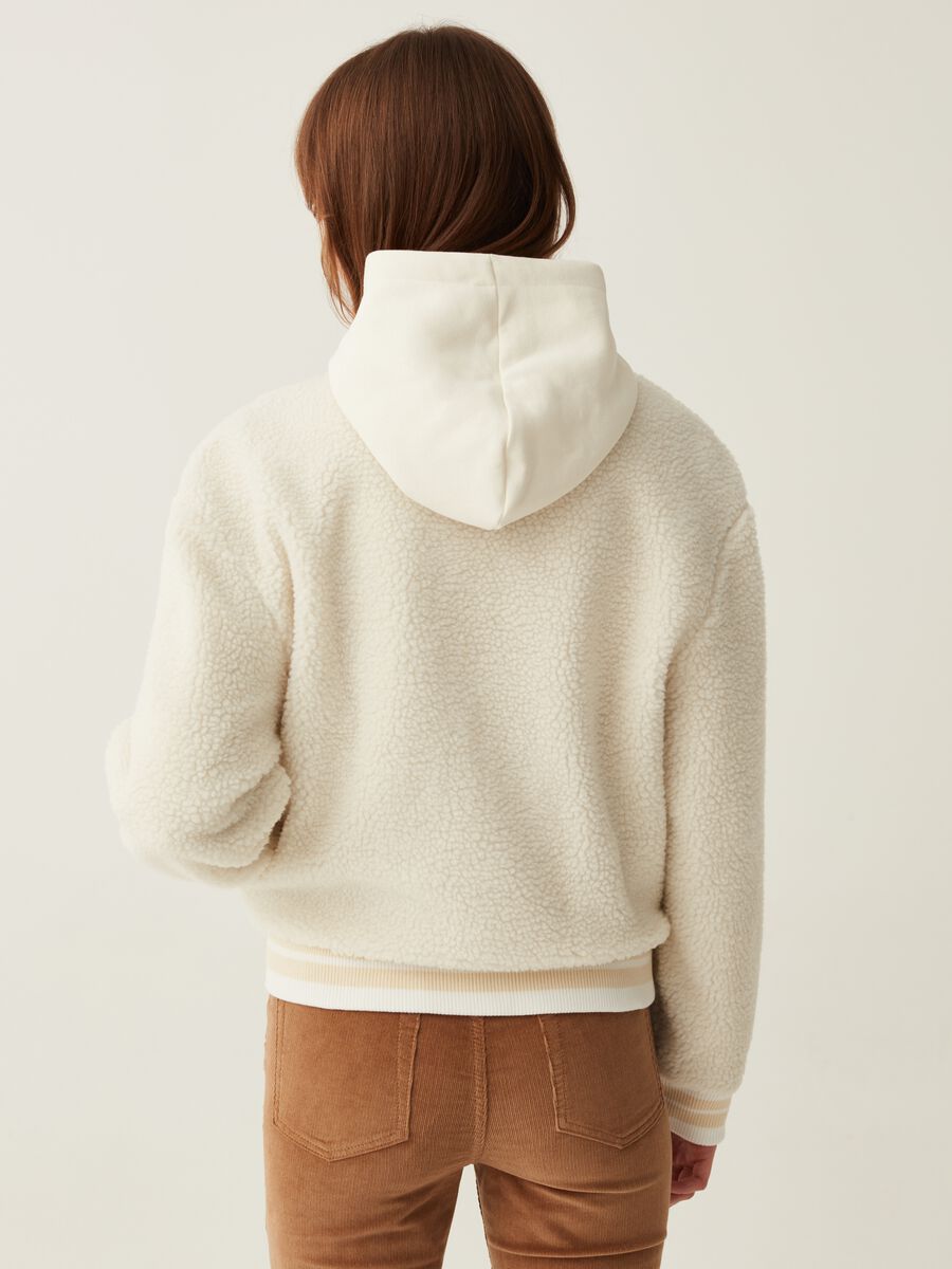 Bomber in sherpa con cappuccio_2