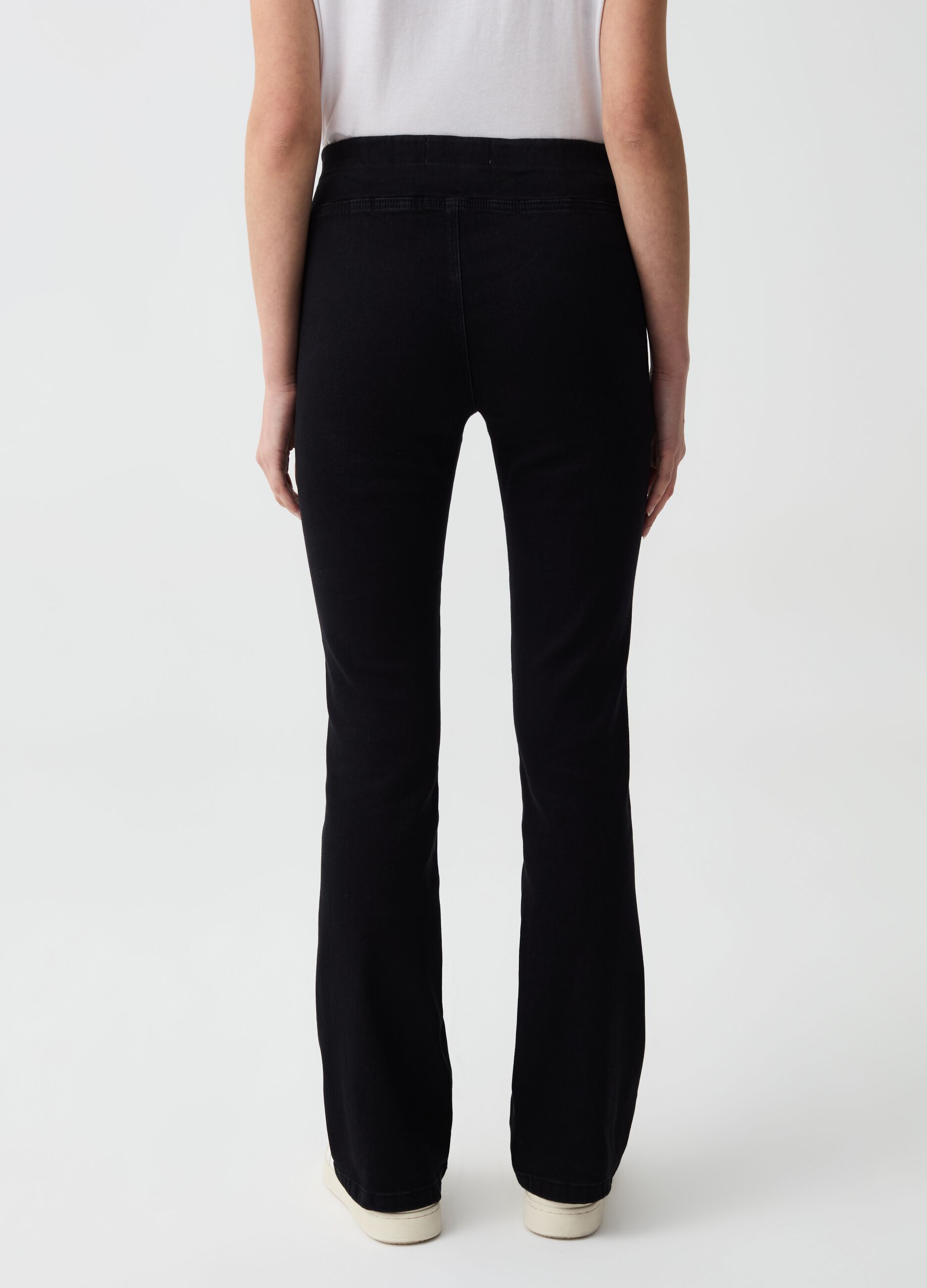 Stretch flare-fit jeggings