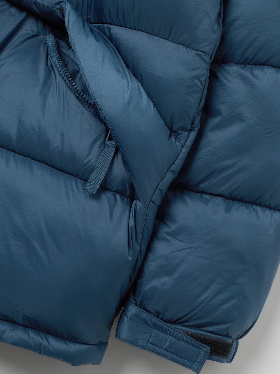 Petrol Blue The Iconic Puffer with Adjustable Hood_5