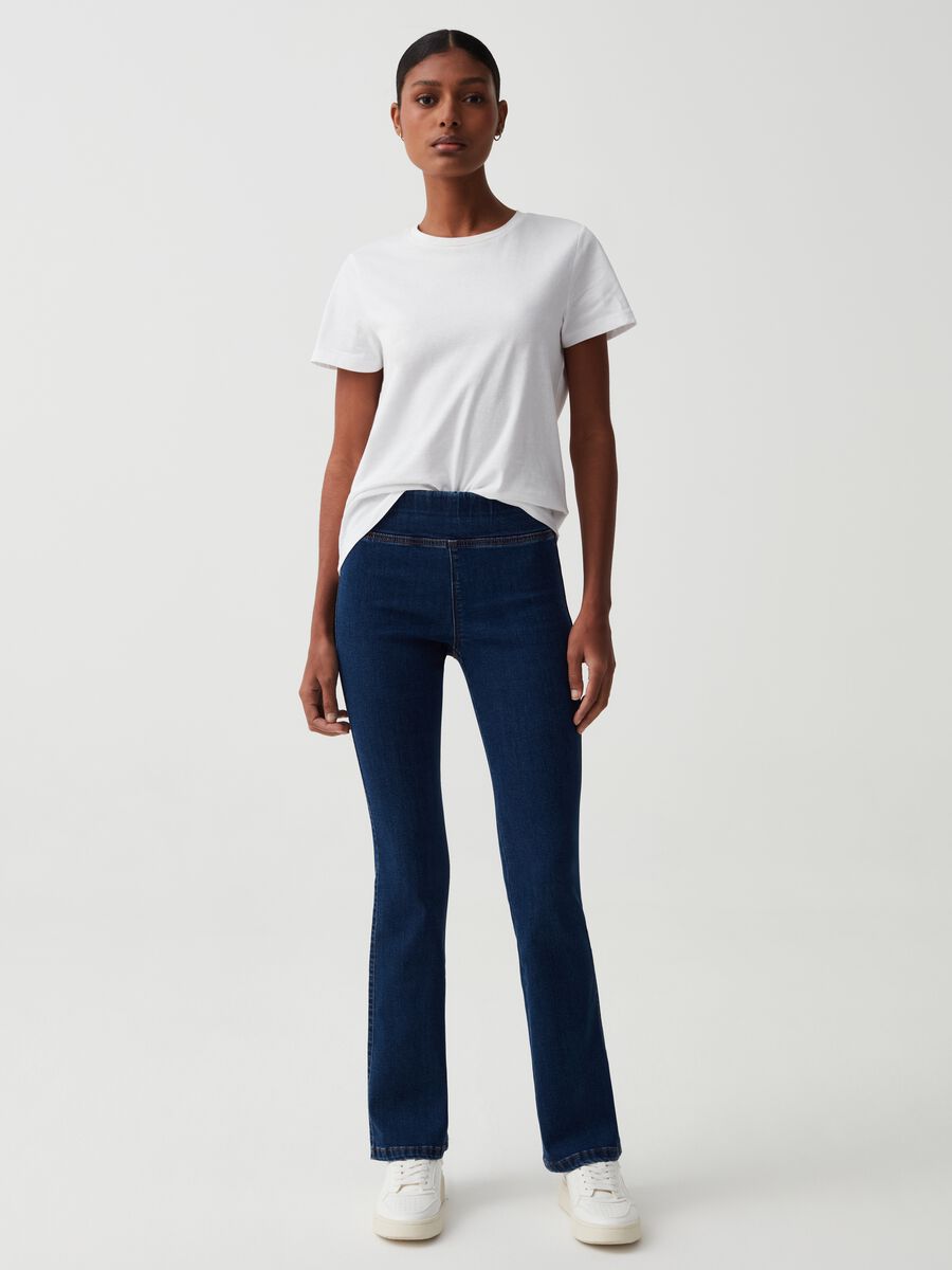 Stretch flare-fit jeggings_0