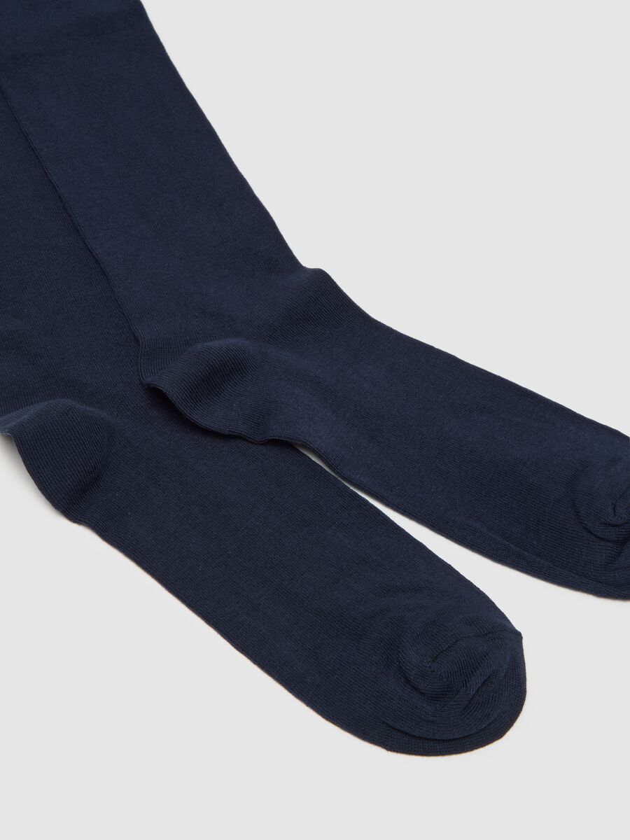 Set bipack calze lunghe in cotone elasticizzato multicolor_1