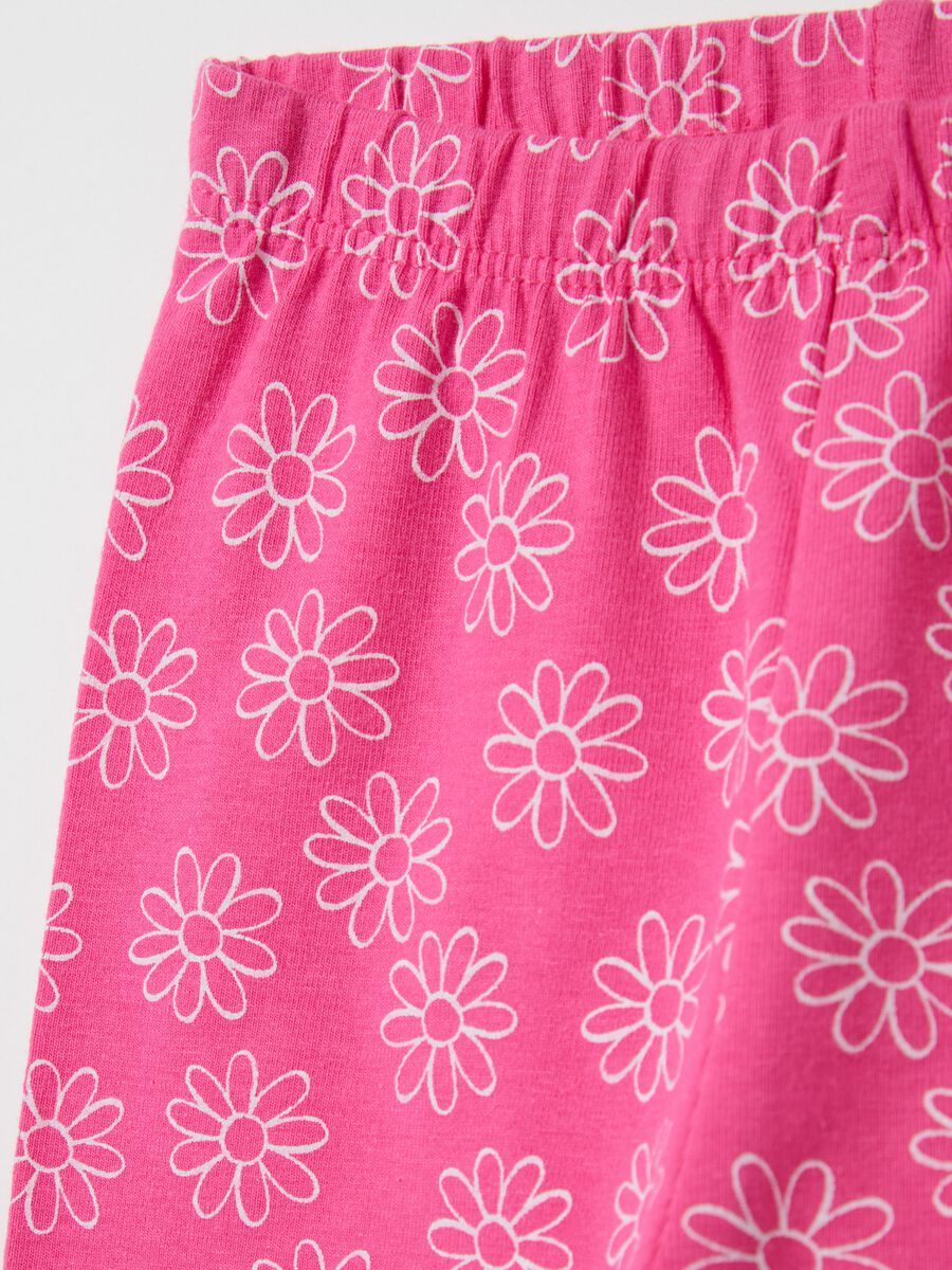 Printed stretch cotton leggings_2