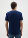 Men's Blue Pure Cotton T-shirt with Superman Print_3