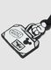 Black and white luggage tag with Mickey Mouse design_2