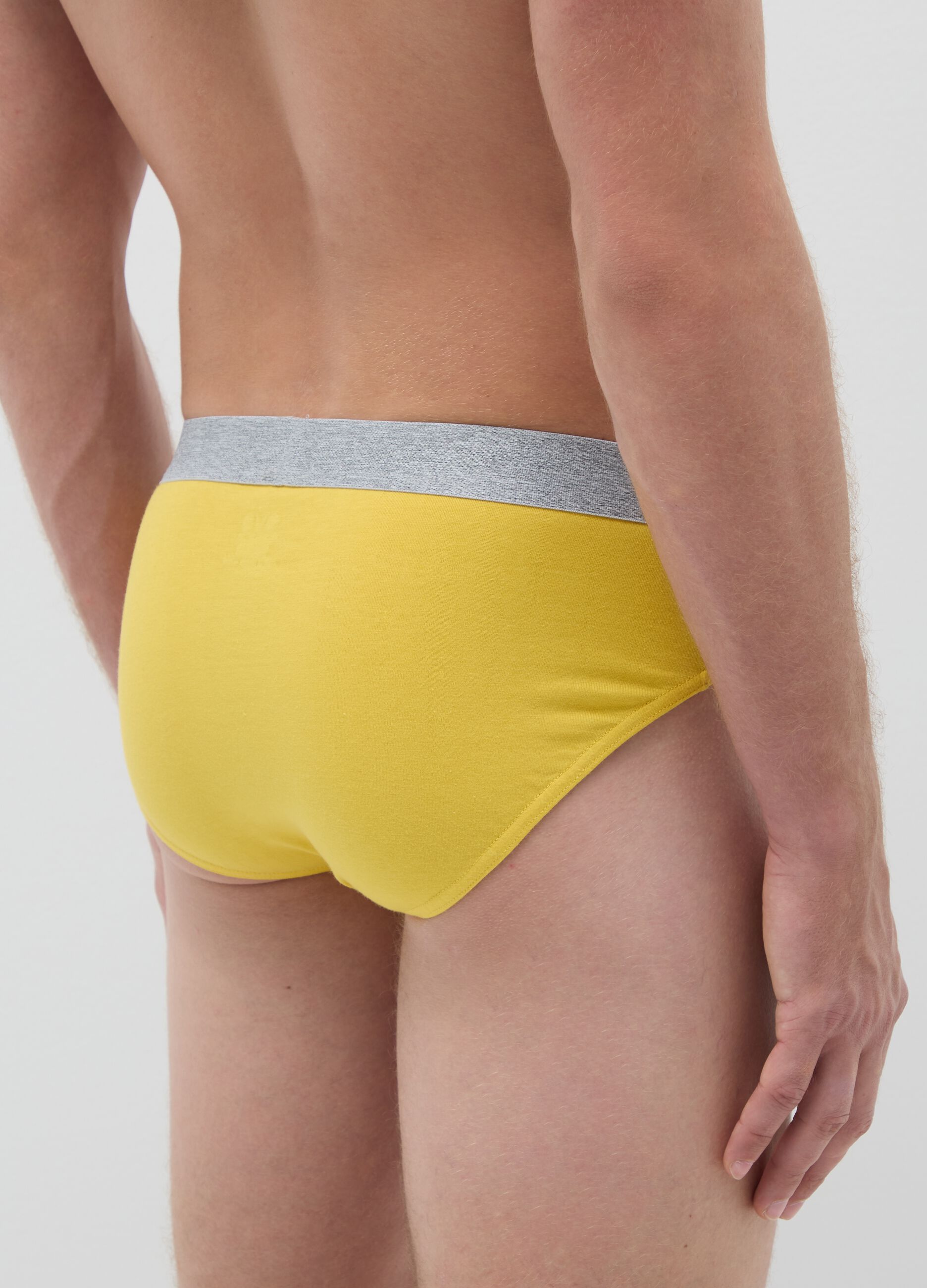 Men's Multicolor Cotton Regular Fit 3-Pack Briefs