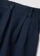 Blue stretch cotton shorts_1