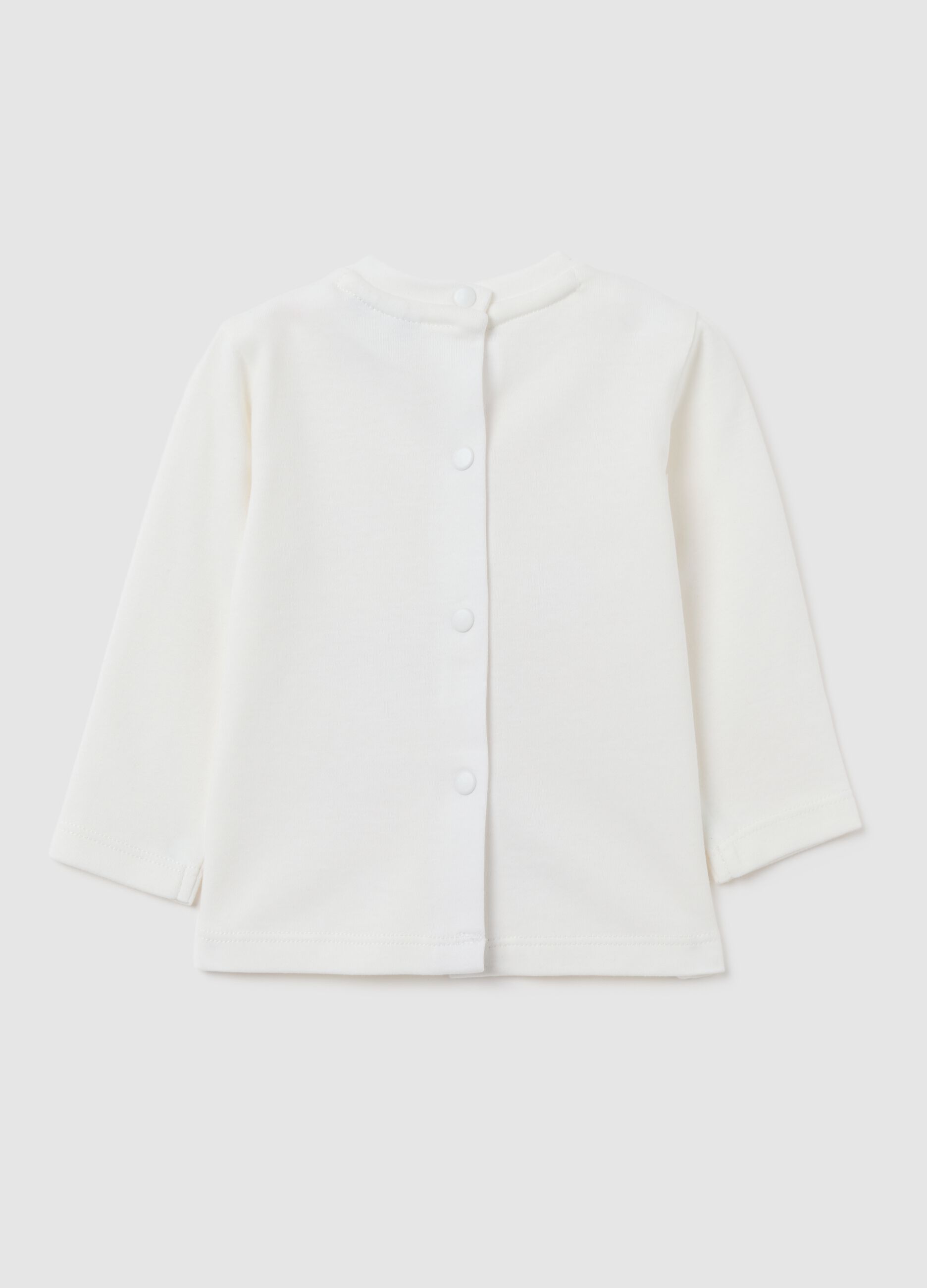 White pure cotton children's shirt regular fit