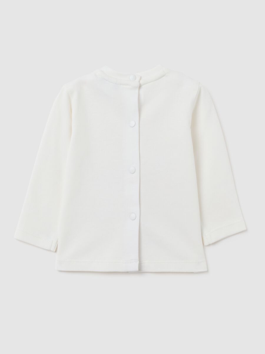 White pure cotton children's shirt regular fit_1