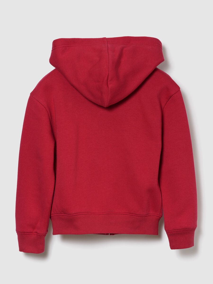 Felpa rossa con cappuccio_1