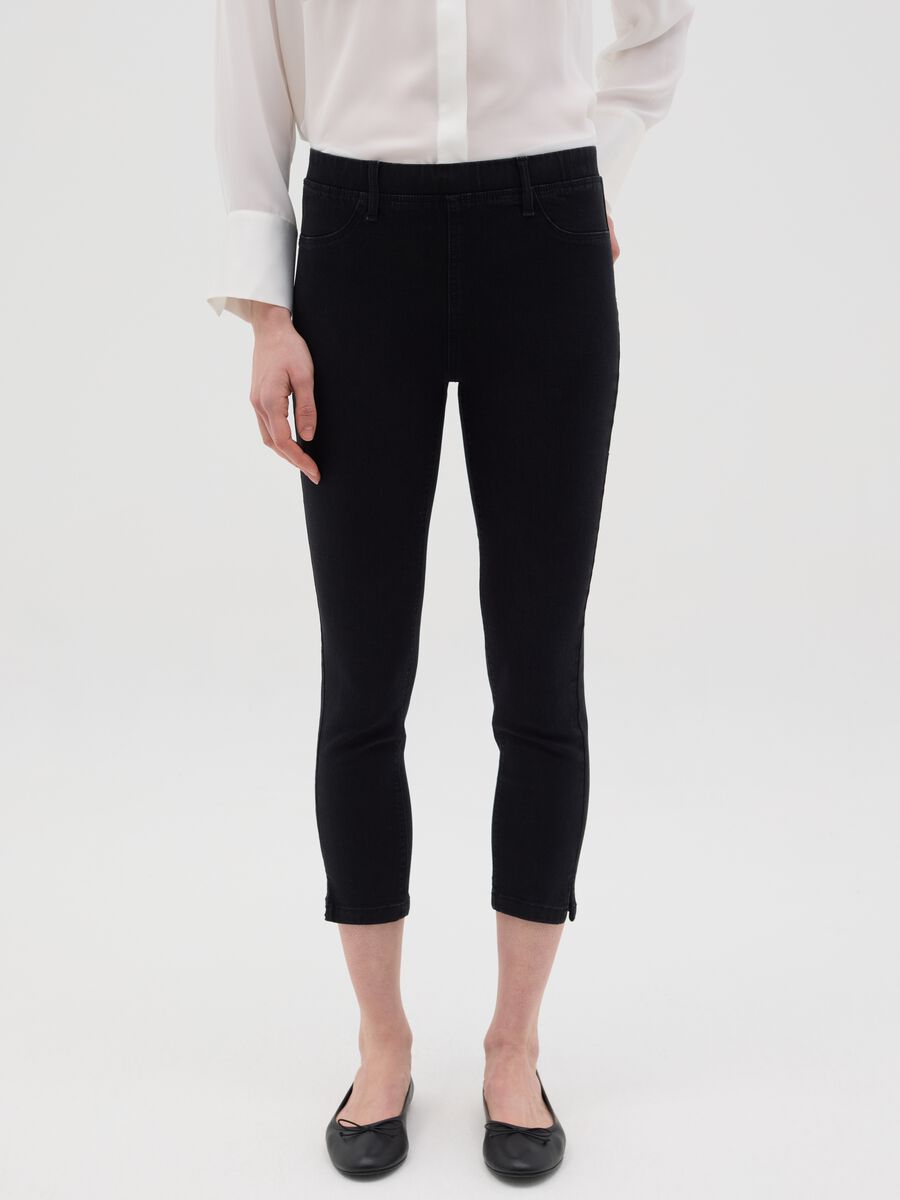 Black Stretch Skinny Jeans Ovs_1