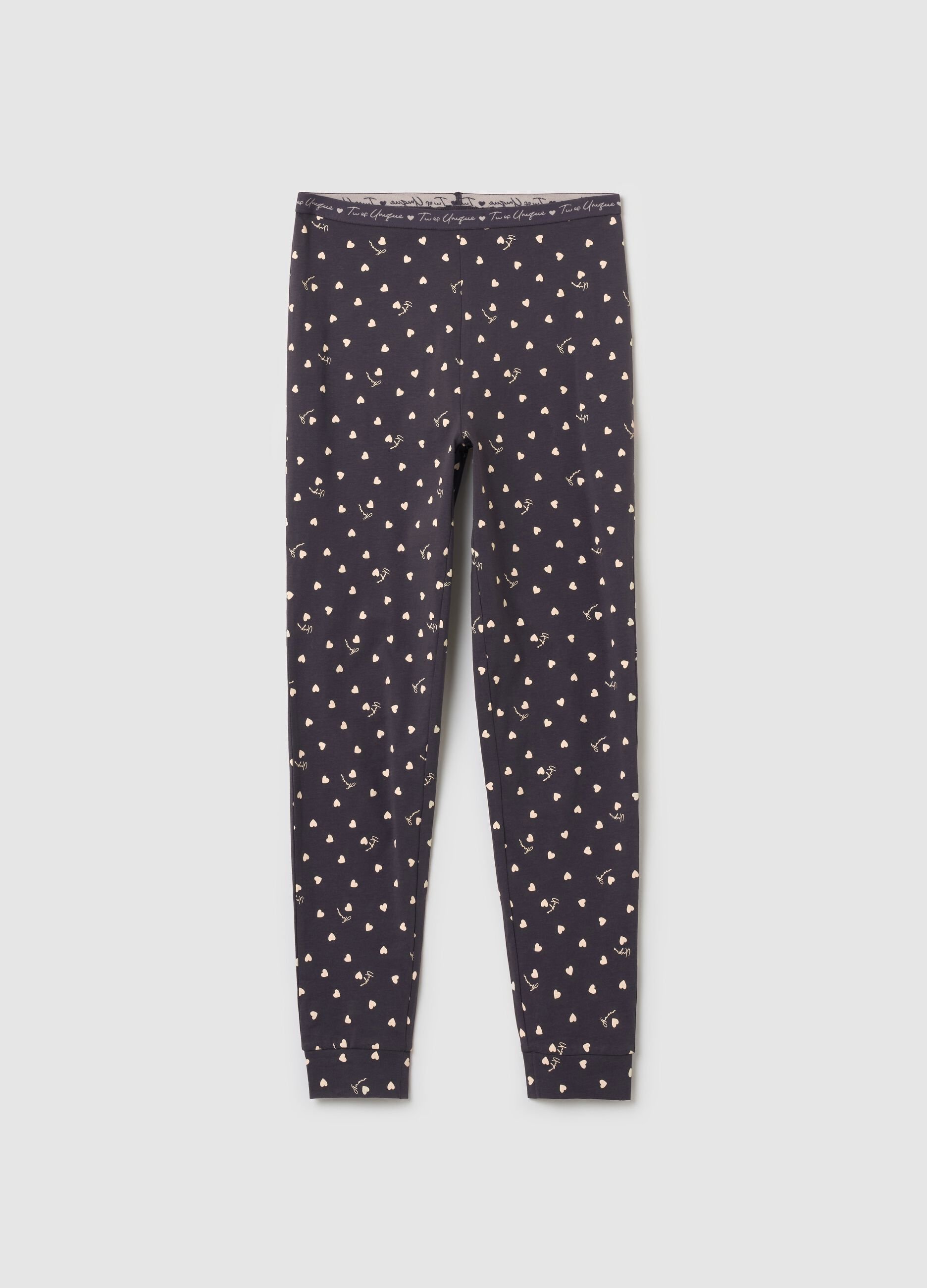 Pyjama trousers with all-over print