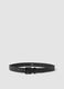 100% Real Leather Belt Black_0