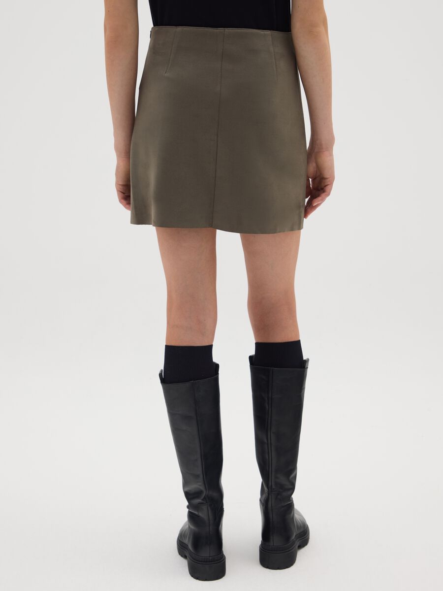 Brown Mini Skirt_2