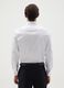Men's white slim fit pure cotton shirt, easy iron_2