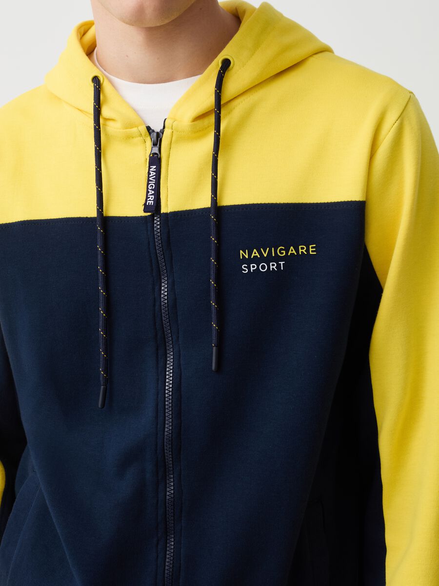 Navigare Sport two-tone full-zip with hood_1