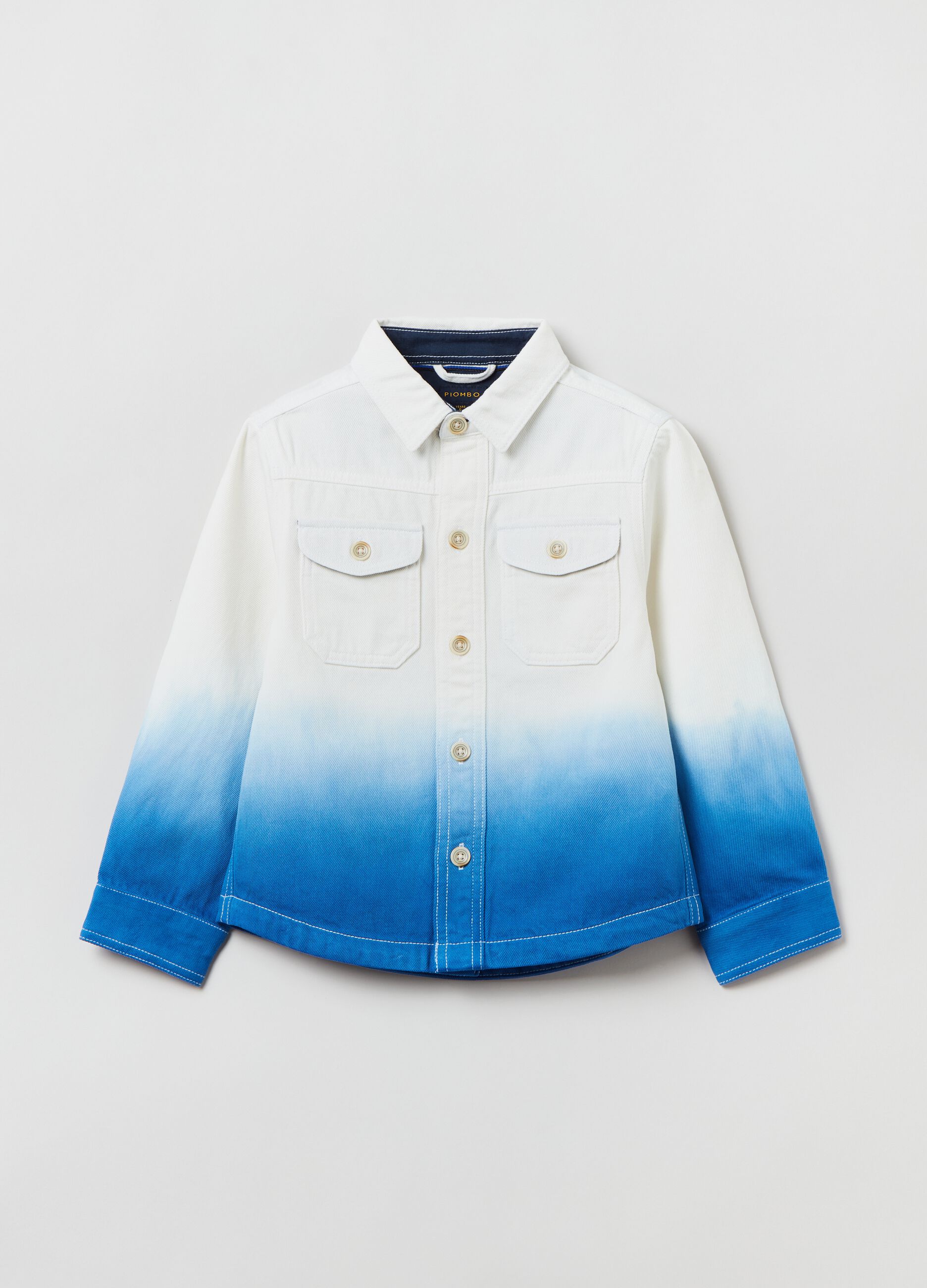 Camicia in denim Dip Dye_0