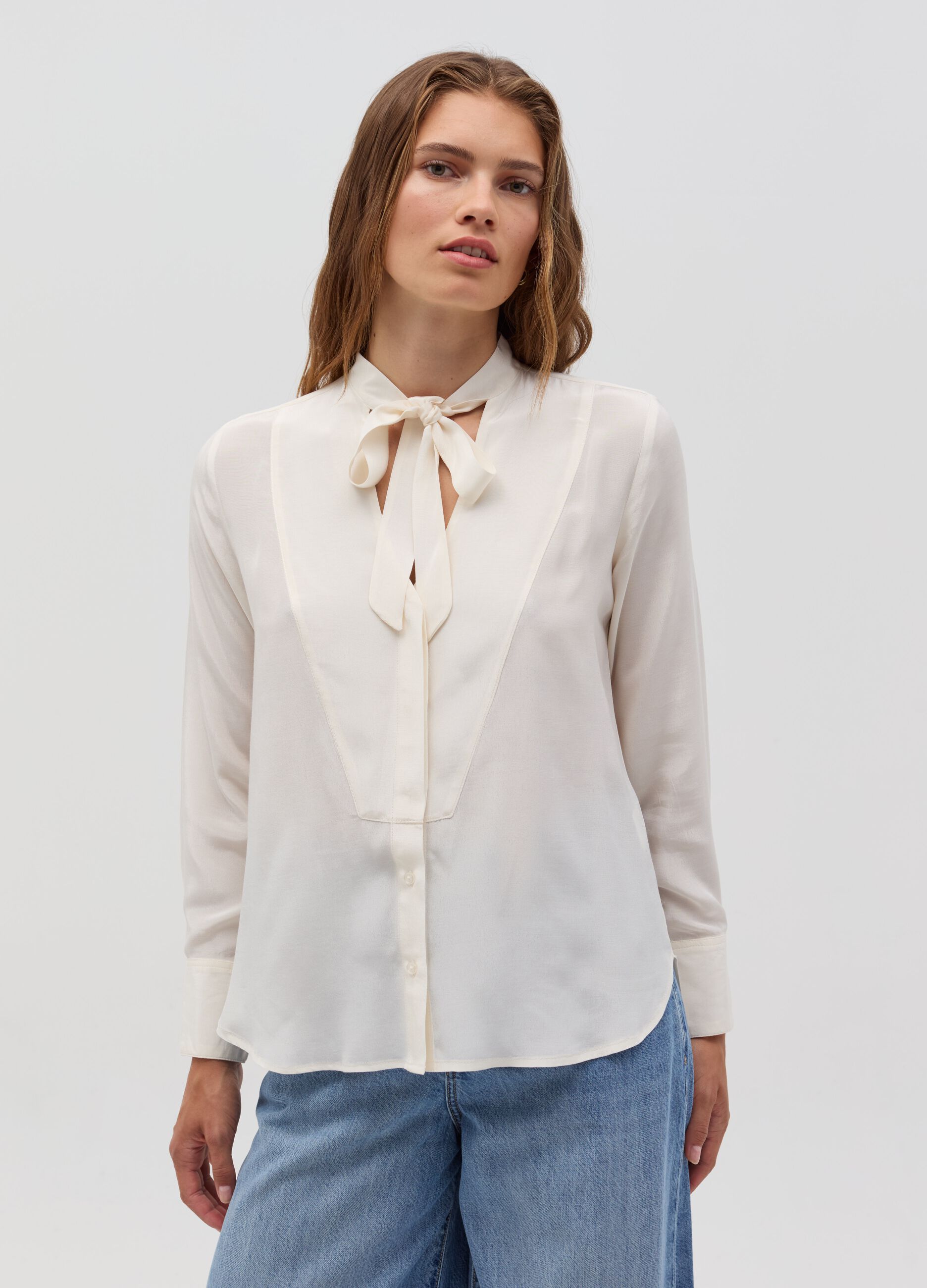 Camicie e Bluse Donna Bianco OVS