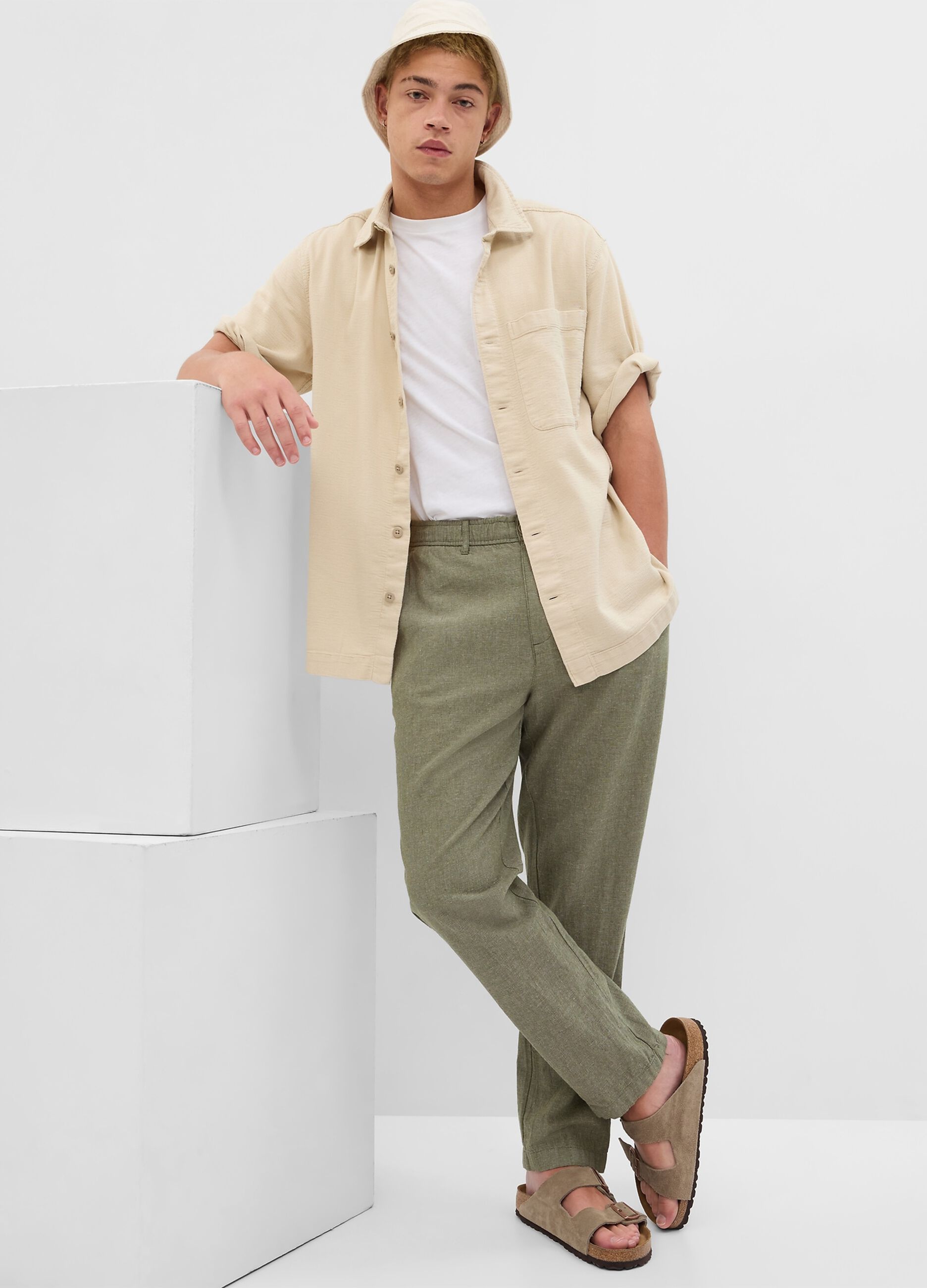 Pantaloni relaxed discount fit uomo