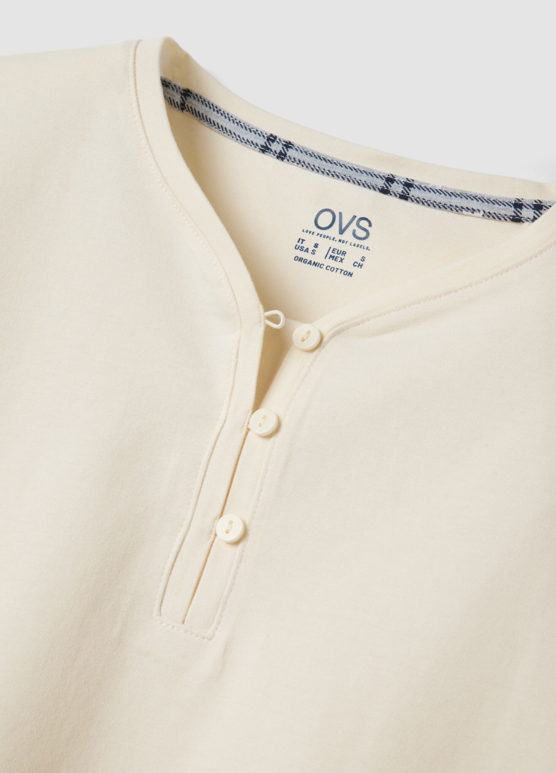White regular-fit organic cotton checked pyjamas