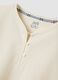 White regular-fit organic cotton checked pyjamas_5
