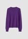 Maglia viola in pura lana a girocollo_2