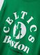 T-shirt verde in puro cotone con stampa Celtics relaxed fit_2
