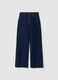 Regular-fit stretch cotton denim trousers_0