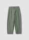 Green stretch-cotton chino trousers_0