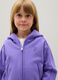 Girls' Regular Fit Purple Cotton Hoodie_2