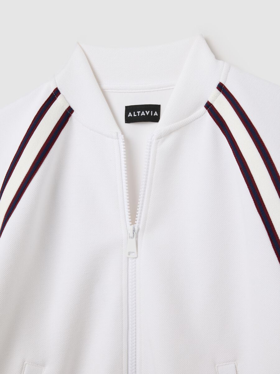 Full-zip crop con piping ALTAVIA COURT_5