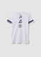 T-shirt in puro cotone bianca da ragazzo relaxed fit con stampe Lakers_4