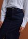Blue midi skirt in pure cotton denim_3