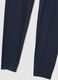 Blue regular fit leggings_5