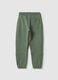 Children's Green Jogger Trousers in Pure Cotton, Regular Fit_1