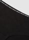 Black Stretch Cotton Girls' Briefs_2