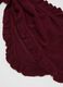 Red scarf with ruffles_2