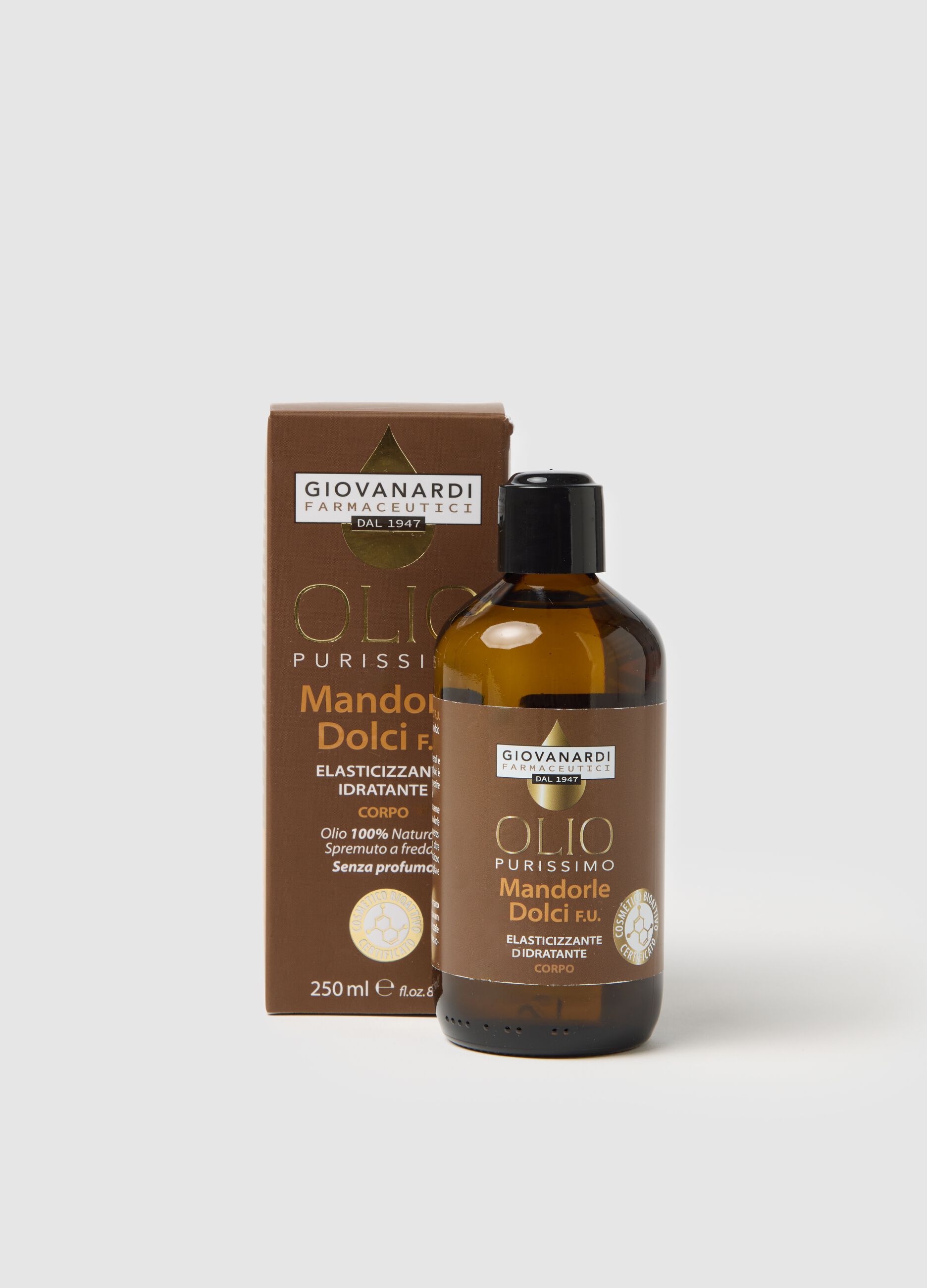 Elasticising body oil with sweet almonds