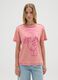 Regular fit pink pure cotton T-shirt_1