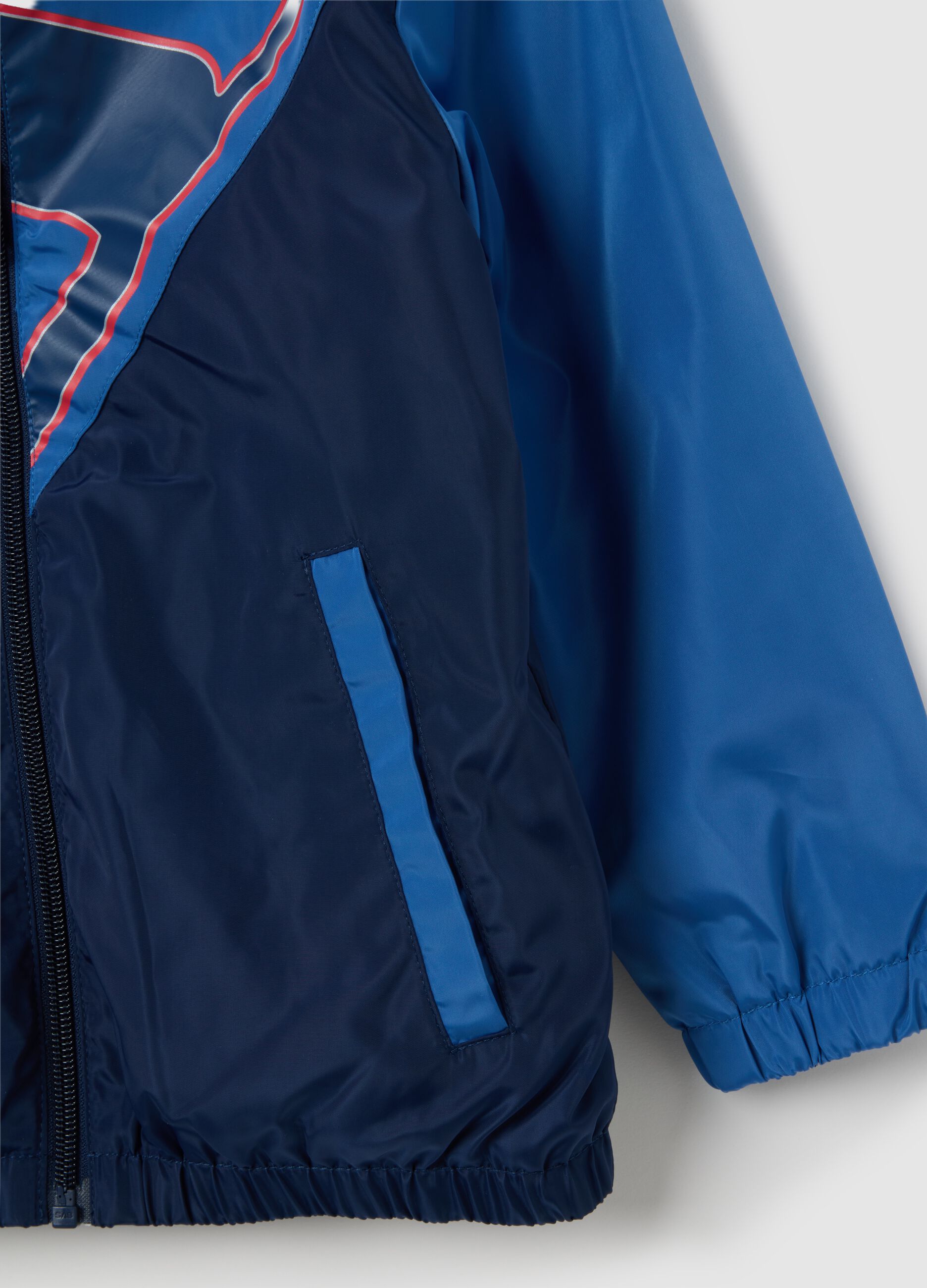 Children's Blue Jacket with Superman Logo